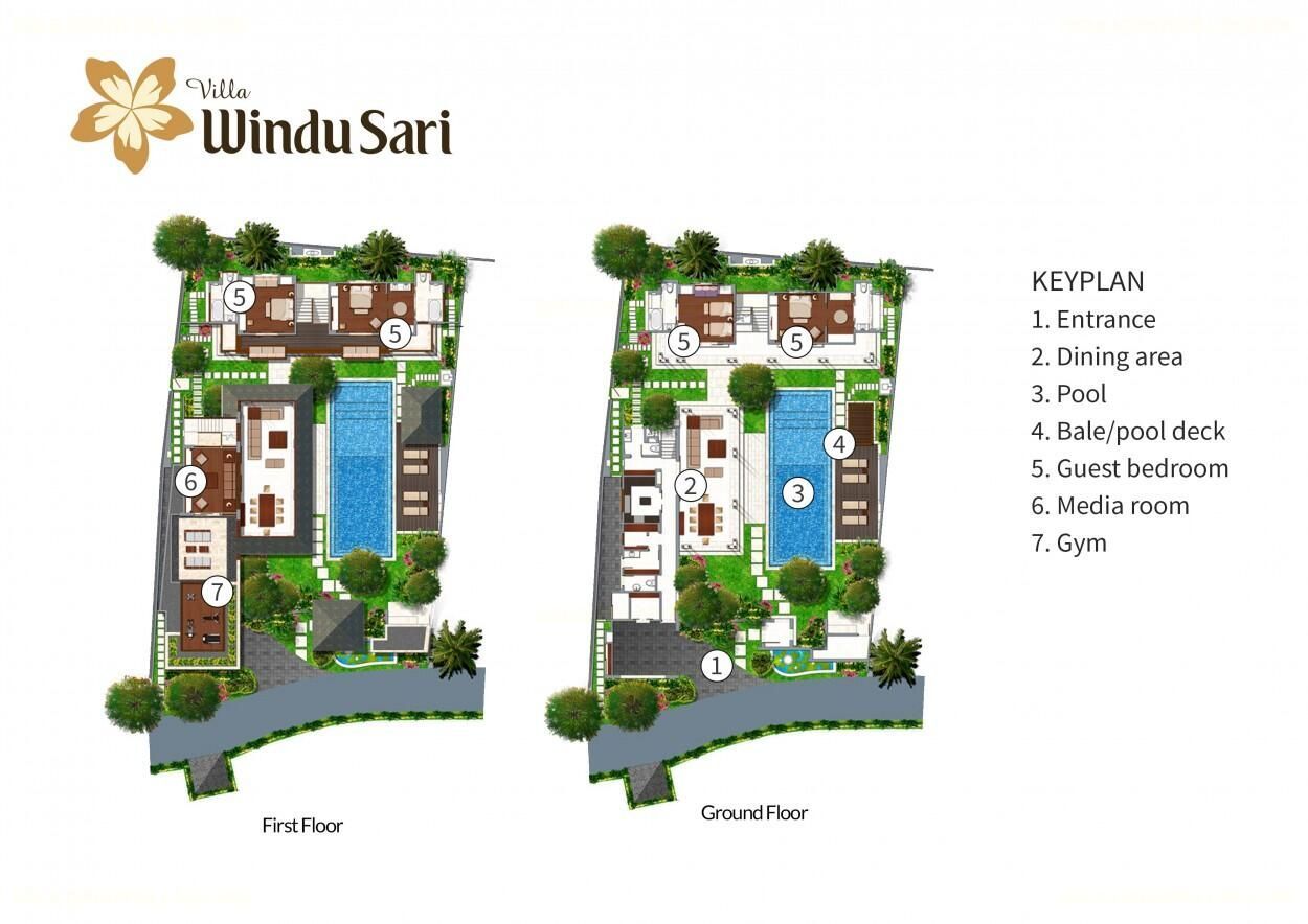 Villa Windu Sari Plan